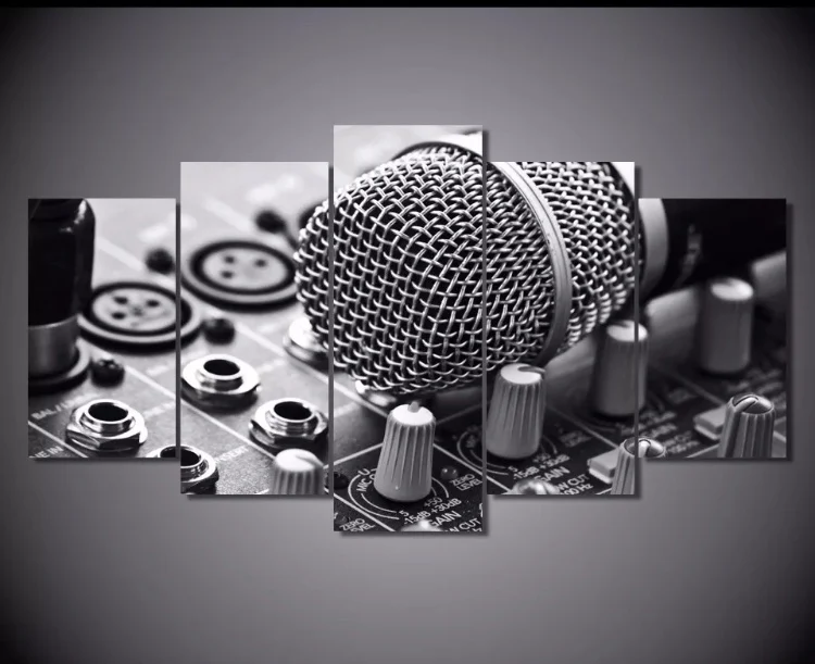 

Microphone mixer 5 PIECE CANVAS FOR LIVING ROOM