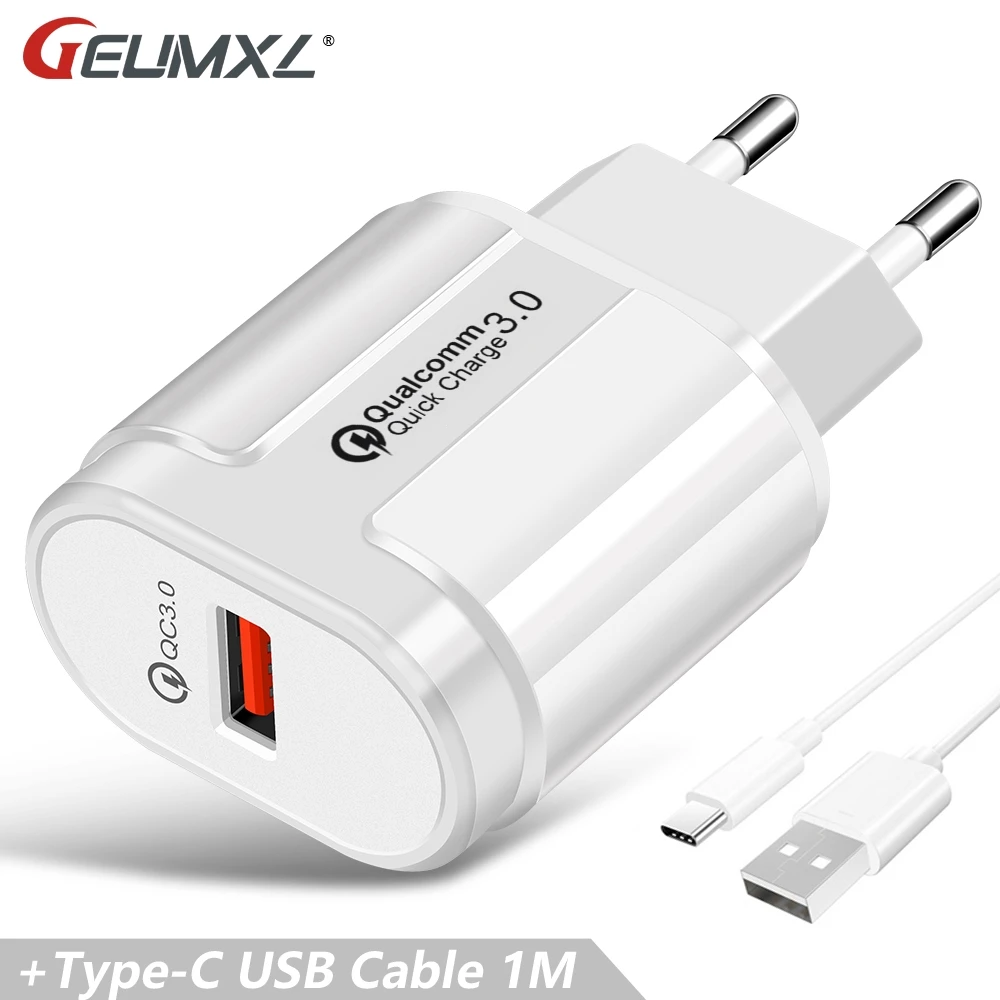 Сетевое зарядное устройство Quick Charge 3 0 USB для iPhone Xs/XS Max/XR/X/8/7/6/Plus iPad Pro/Air 2/Mini 3/Mini 4
