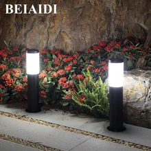 BEIAIDI 45/60 см напольный садовый светильник Водонепроницаемый столб пейзаж свет E27 базы двор вилла парк Post лужайки внимания