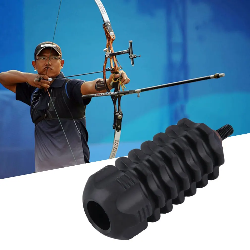 

hunting Arrows Archery Stabilize Compound Bow Stabilizer Rubber Accessories