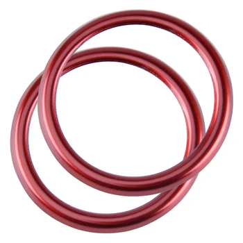 

DWCX 2pcs Red Car Front Door Speaker Cover Trim Decoration Fit for Toyota Corolla 2016 2017 2018