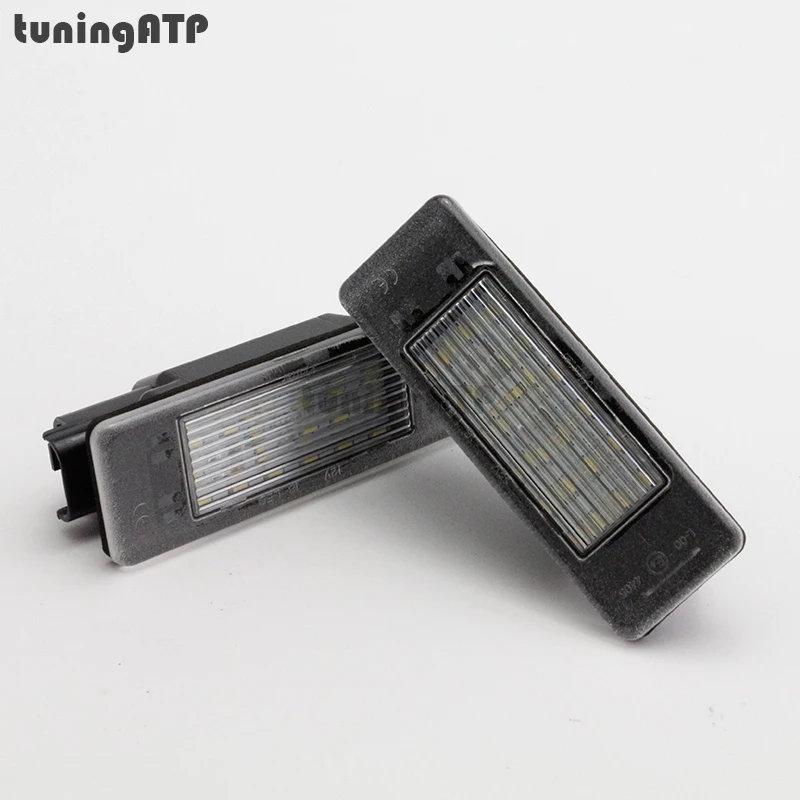 LED License Plate font b Lamps b font for Citroen C2 C3 Pluriel C4 Coupe C4