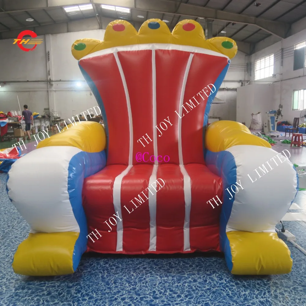 free air ship to door,2m/6.6ft high Advertising Inflatable Queen Seat