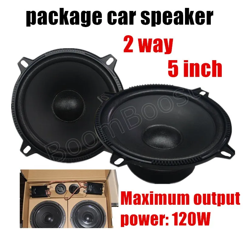 a Pair 5 inch 2 way 2x120W Car stereo audio Speaker High Efficiency