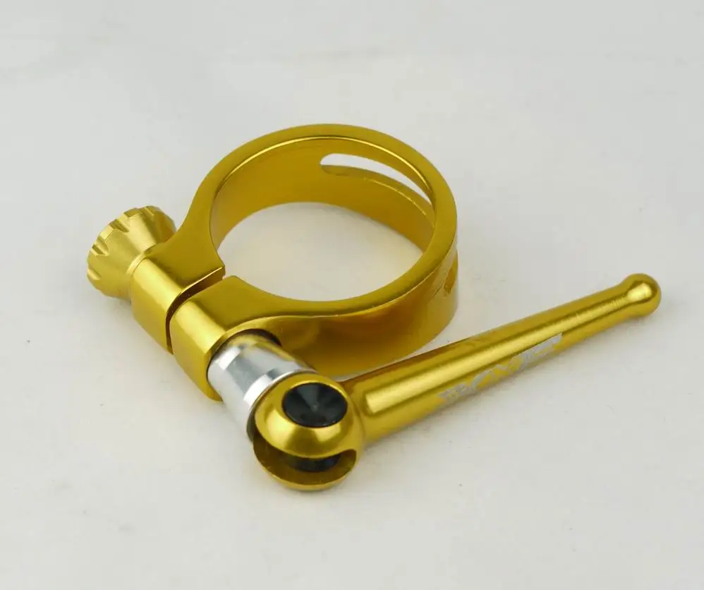 CNC Quick Release Seatpost SEAT Clamp Titanium Ti bolt AXLE34.9MM SUPER
