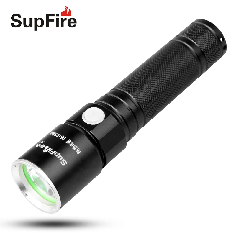 

Supfire USB Flashlight LED Camping Light G3 Tactical Flashlight IP67 Waterproof Bike Light for Sofirn Alonefire Fenix Light S105