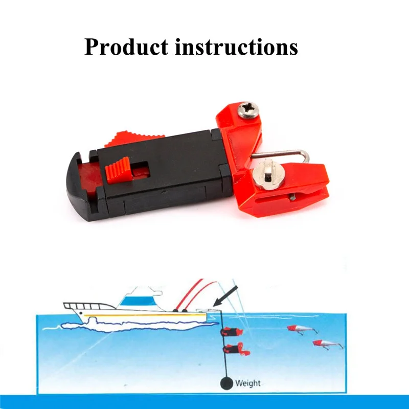 

1pc Adjustable Heavy Tension Snap Release Clip for Weight, Planer Board, Kite, Outrigger Trolling Clips Outdoor Fishing Tools