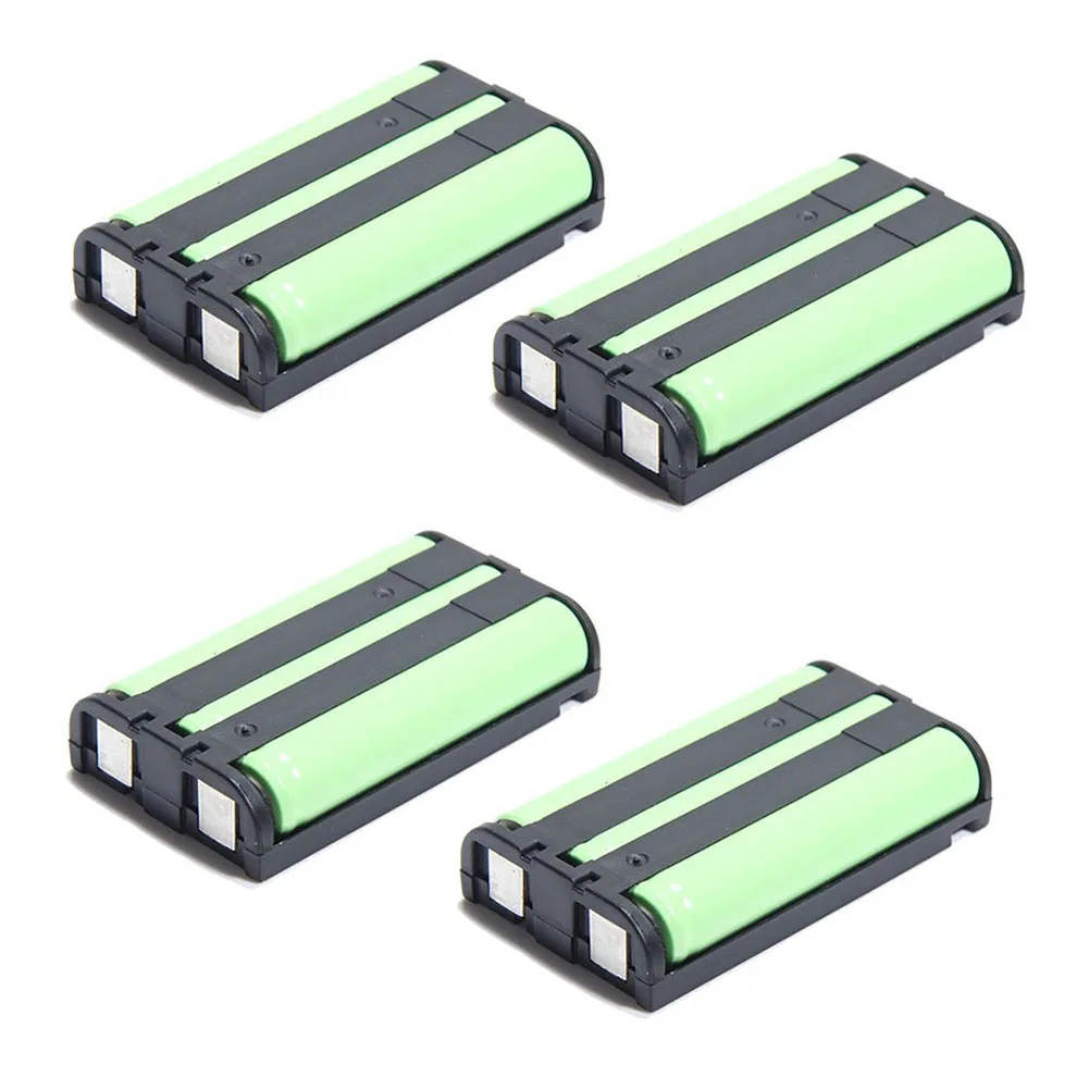4 Pack 3.6V Home Cordless Phone Rechargeable Batteries for Panasonic