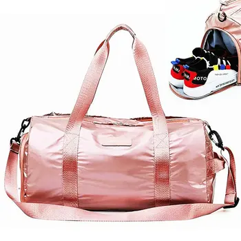 

Lovers Outdoor Sport Bags Lightweight Travel Handbag Dry And Wet Separation Swimming Bags Women Yoga Training Bags Men Gym Bags
