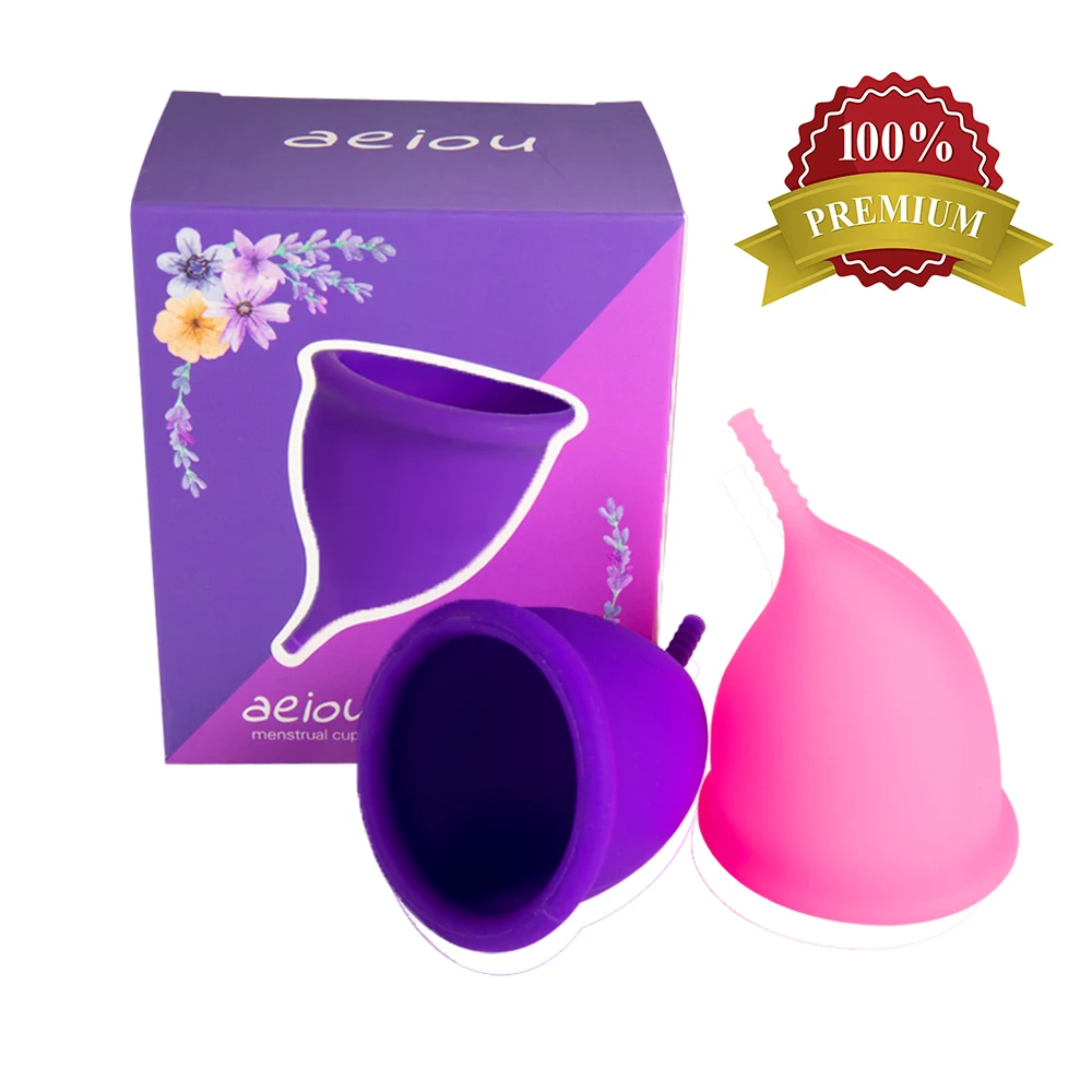 2019 New Design Reusable Menstrual Cup Vaginal Care Cup Feminine