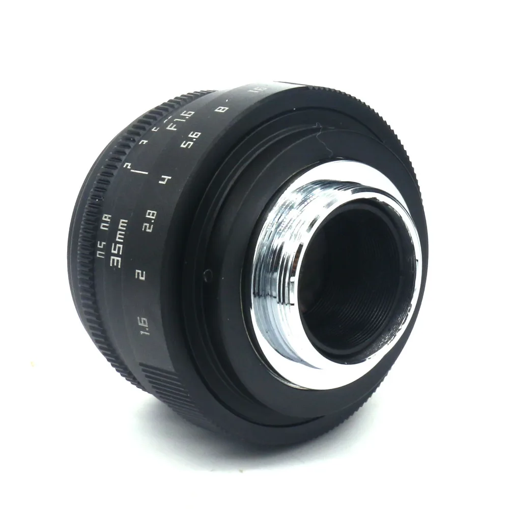 Фуцзянь 35 мм F1.6 CC ТВ Объектив+ C крепление для Fuji Fujifilm X-Pro1(C-FX)+ кольцо