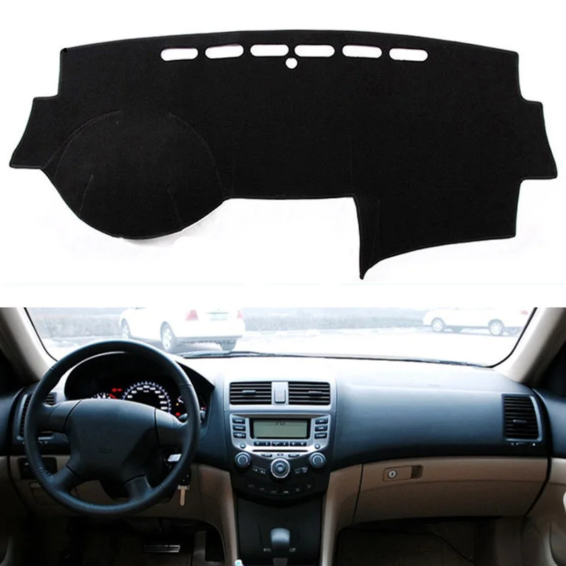 

For Honda Accord 7th 2003- 2006 2007 Accessories Anti-UV Dashboard Cover Dashmat Mat Pad Sun Shade Instrument Carpet Car Styling