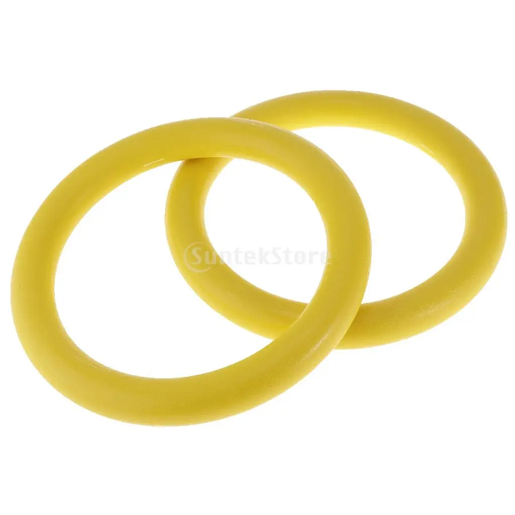 Heavy Duty ABS 23mm Fitness Gymnastic Rings Gym Exercise Cross Training Pull Ups Muscle Ups