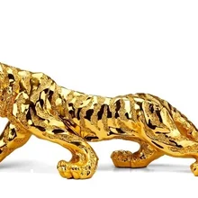 Фигурка тигра из смолы знак животного Зодиак фэншуй и талисман ремесло аксессуары Орнамент для дня рождения и бизнес подарок