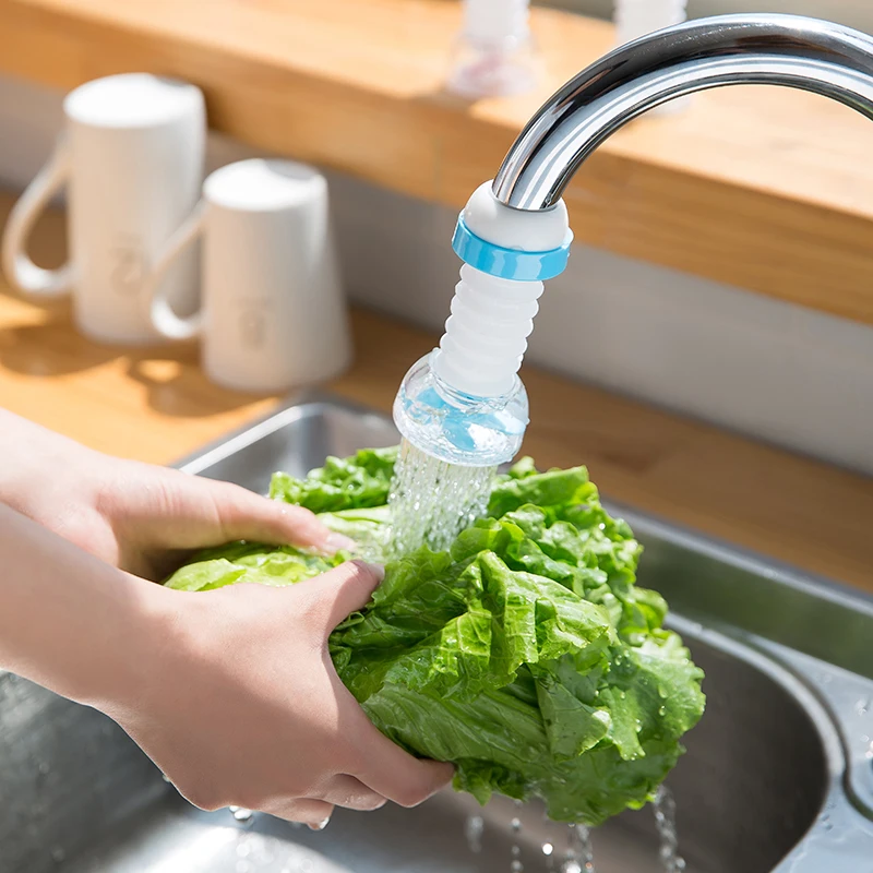 360 градусов вращения смеситель для кухни Spouts опрыскиватели ПВХ Душ водопроводной