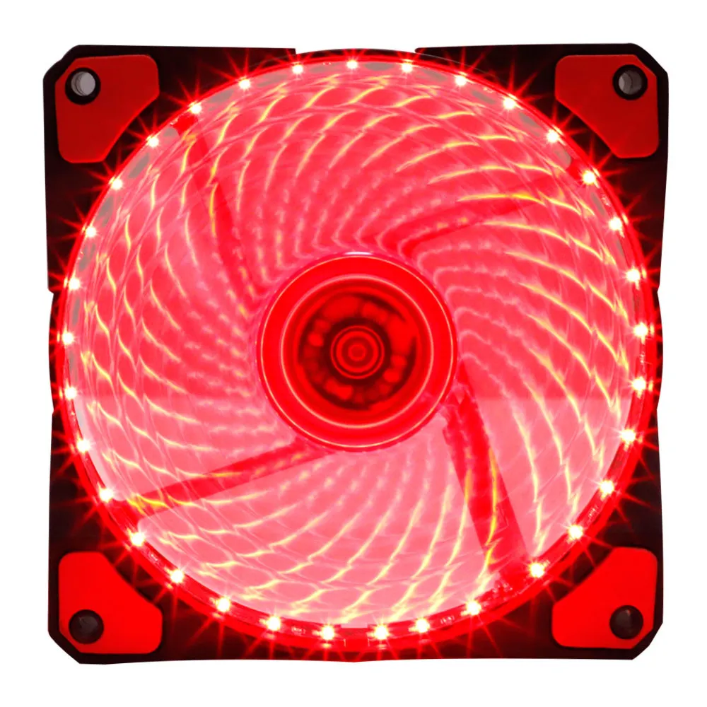 Hot Sale 120mm LED PC Fan Computer Cooling Fan Cooler Silent Case Controller LED Fan Lights 2