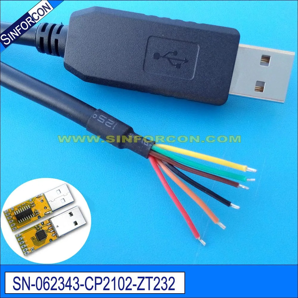 Кабель адаптер для последовательного провода silcon labs cp2102 usb rs232 cp210x|adapter cable|usb rs232rs232