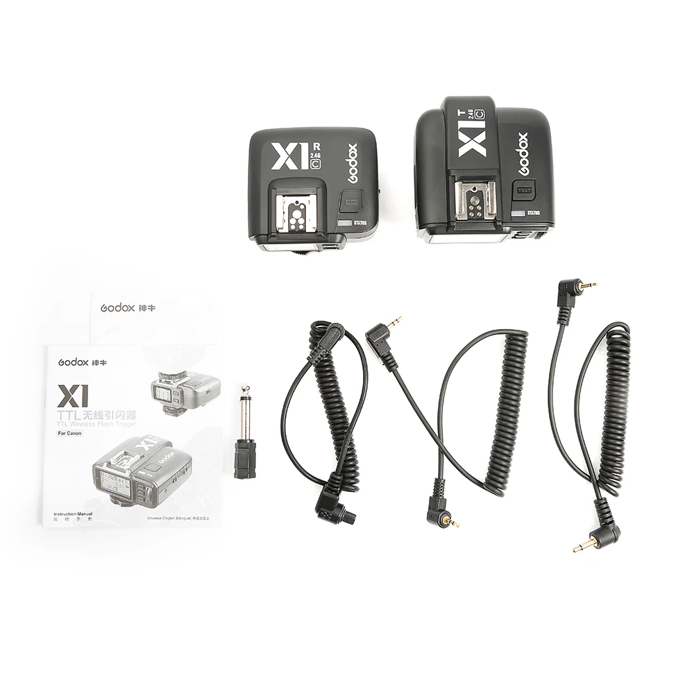 Godox X1C Transmitter+Receiver Kit Camera Flash Trigger For Canon (33)