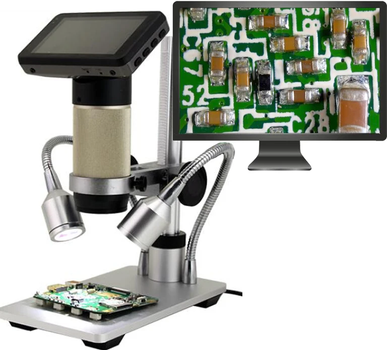 

Portable 3.0MP Digital Microscope 3.0" LCD Electronic HD Video Microscopes USB Endoscope Magnifier Camera