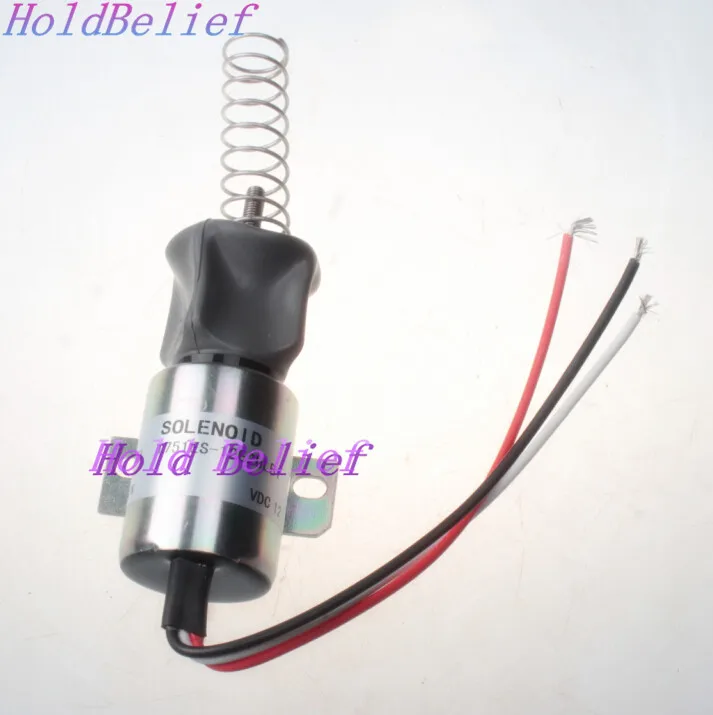 Diesel Engine Solenoid Valve 12v For 1751es12e2ulb1 High Quality
