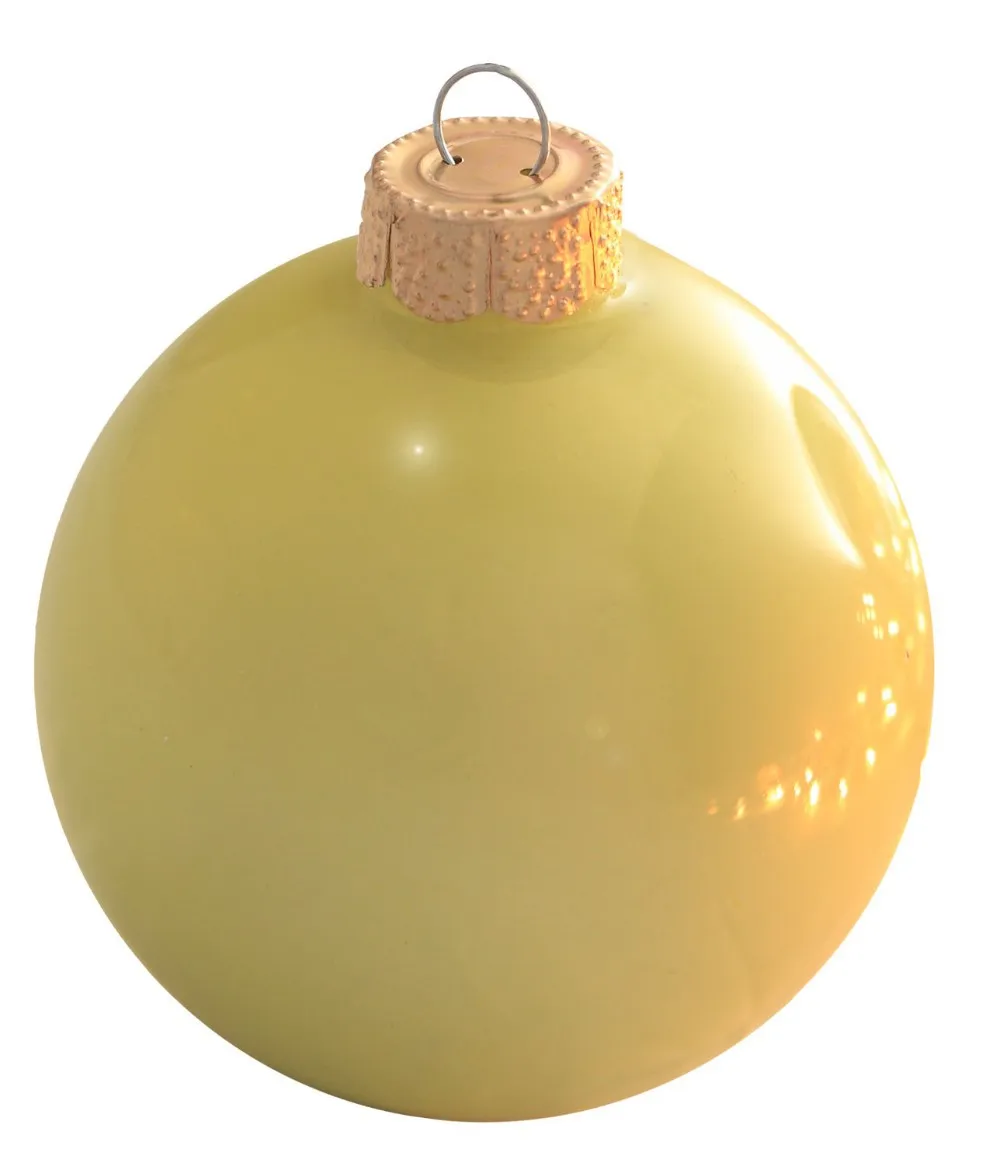 Принимаются индивидуальные заявки-безделушки украшения Рождественская елка украшение из стеклянных шариков 80 мм мягкий желтый шар орнамент-блестящий