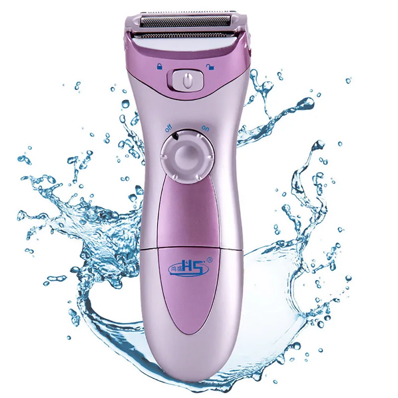 

Fashion Useful Women HS-3001 Wet/Dry Electric Shaver Cordless Trimmer Bikini Lady Hair Remover Tool HY99 JY28