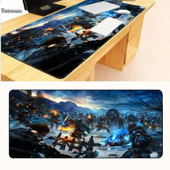 

Yuzuoan Free Shipping Game of Thrones Lock Edge Large pad to Mouse Notbook Computer Mousepad Gaming Mouse Pad Gamer to Laptop