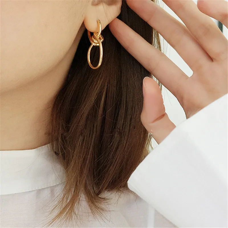 

Timeless Wonder Stunning Twisted Knot Stud Statement Earrings Party Gown Top Runway Punk Rock Women Jewelry Unique Gothic 5543