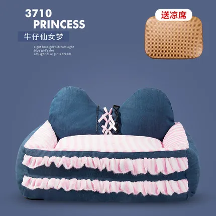 

Pet Dog House Sofa Luxury Bed Kennels Cages Litter Products Camas Para Chiens Medianos Casae Polaire Dog Supplies House 70Y59