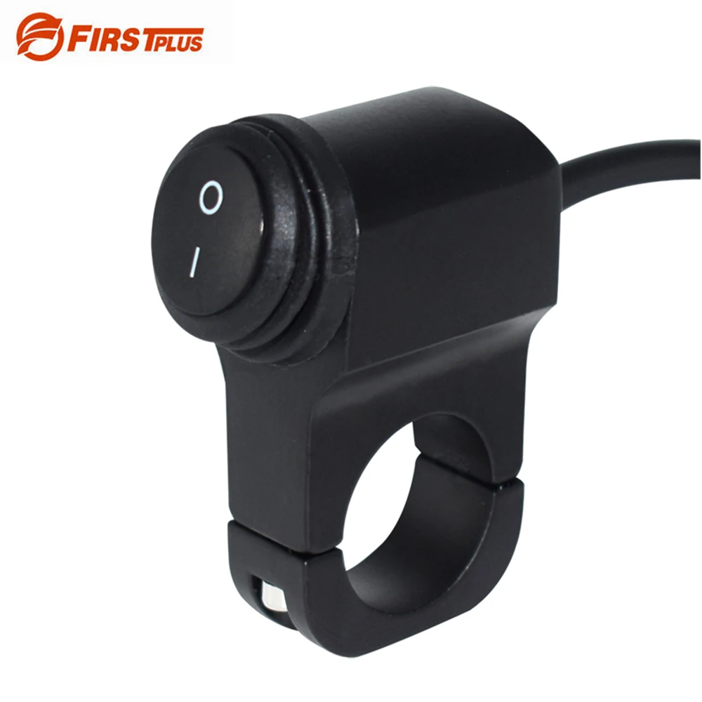 Waterproof 12V 7/8" 22mm Motorcycle Handlebar Mount Control Switches Headlight Brake Fog Hazard