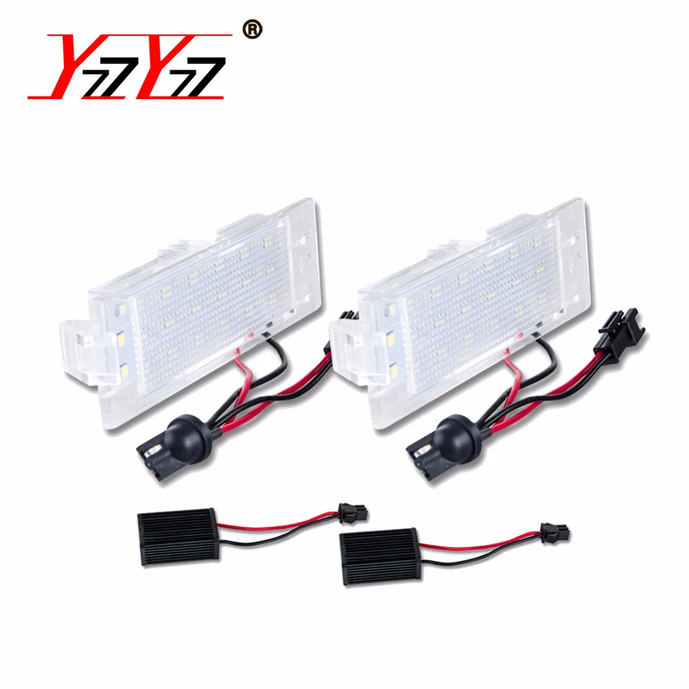 12V Led Auto Styling 6500k Canbus LED Car Number License Plate Lights Lamp Bulb For Vauxhall