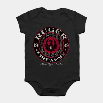 

Baby Onesie Baby Bodysuits kid t shirt New STURM RUGER CO Firearms Circle 1949 New Authentic