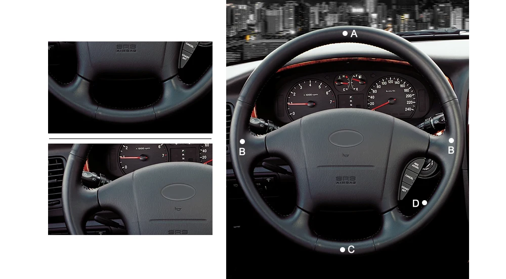 MEWANT черная искусственная кожа сшитая вручную крышка рулевого колеса для hyundai Sonata 1999 2000 2001 2002 2003 2004 2005