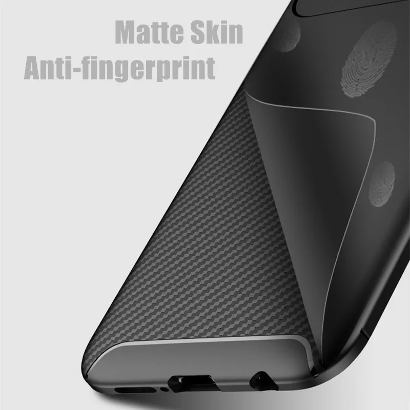Прочный ТПУ чехол PDGB для Huawei Mate 10 Pro 20 Lite X Honor Play 8X 8C 8A текстурное углеродное