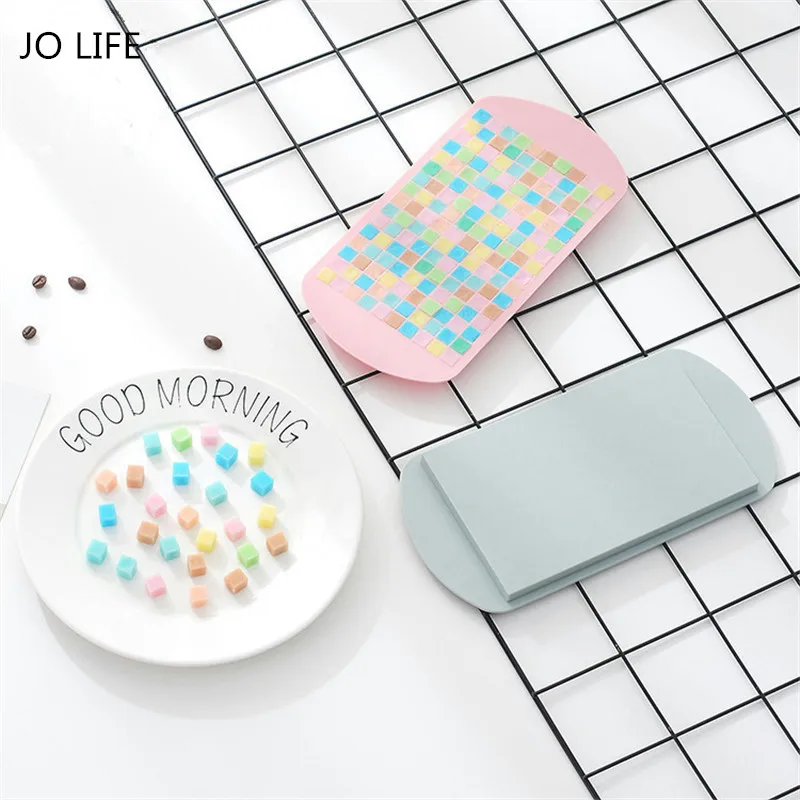 

JO LIFE Creative Mosaic Small Block Cake Chocolate Mold Jelly Silicone Ice Lattice Ice Cube