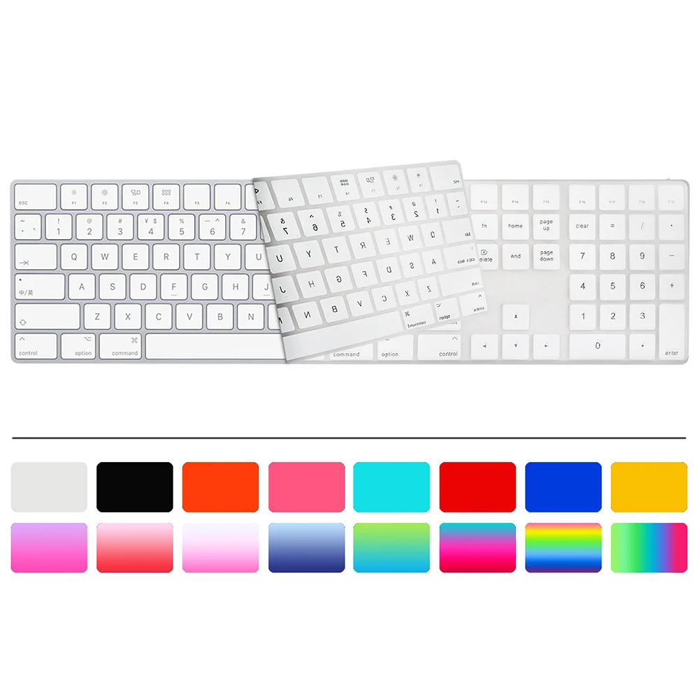 Силиконовый защитный чехол для клавиатуры Apple Magic Keyboard с цифровой клавиатурой Модель A1843