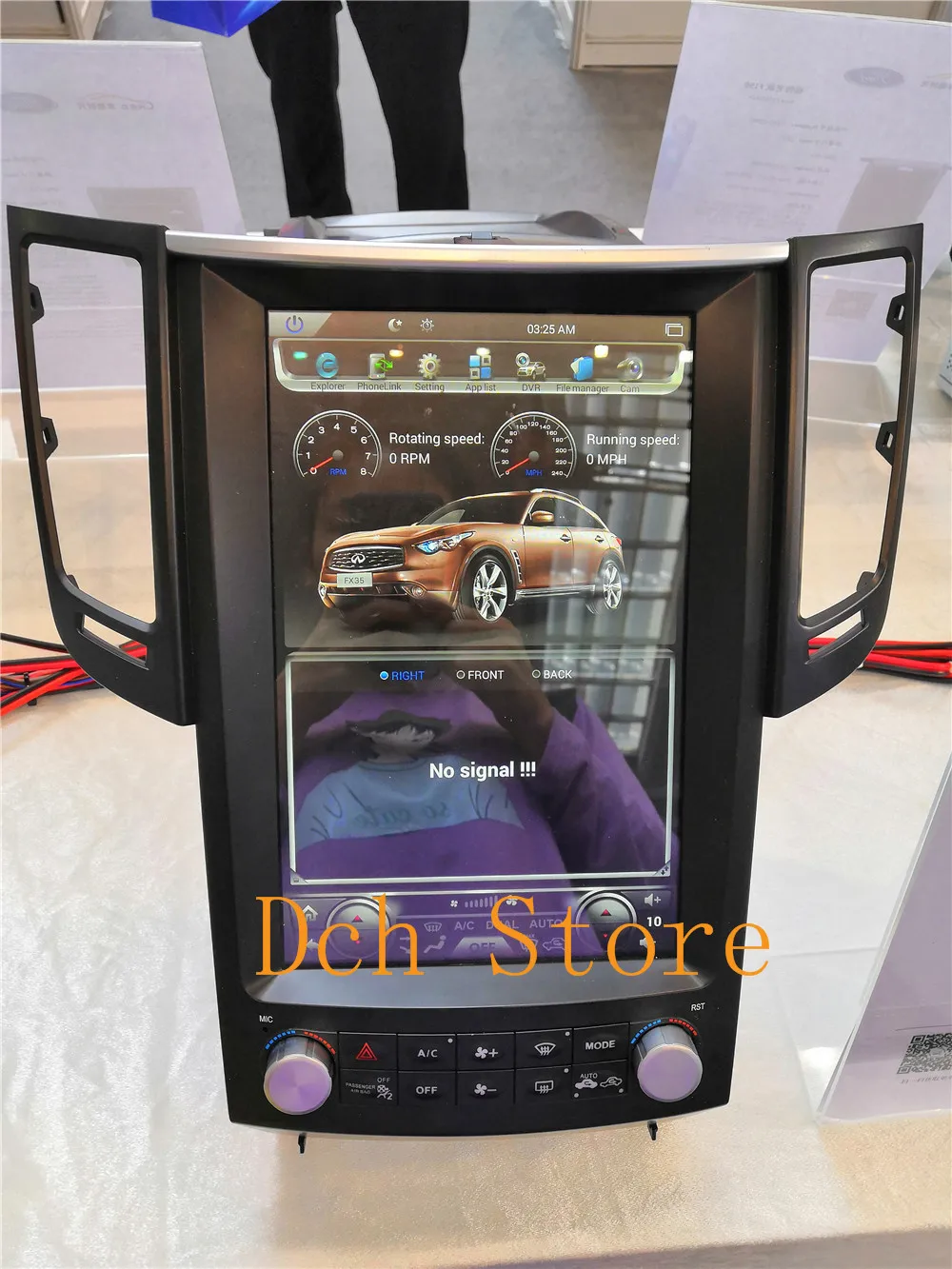 12,1 вертикальный tesla стиль Android 8,1 автомобильный DVD gps плеер навигация для Infiniti FX FX25 FX35 FX37 QX70 2G ram 64G rom PX6