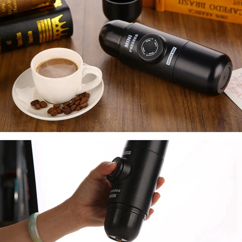 Coffee Boy Portable Espresso Machine Handheld Mini Italian Press Mini presso Black