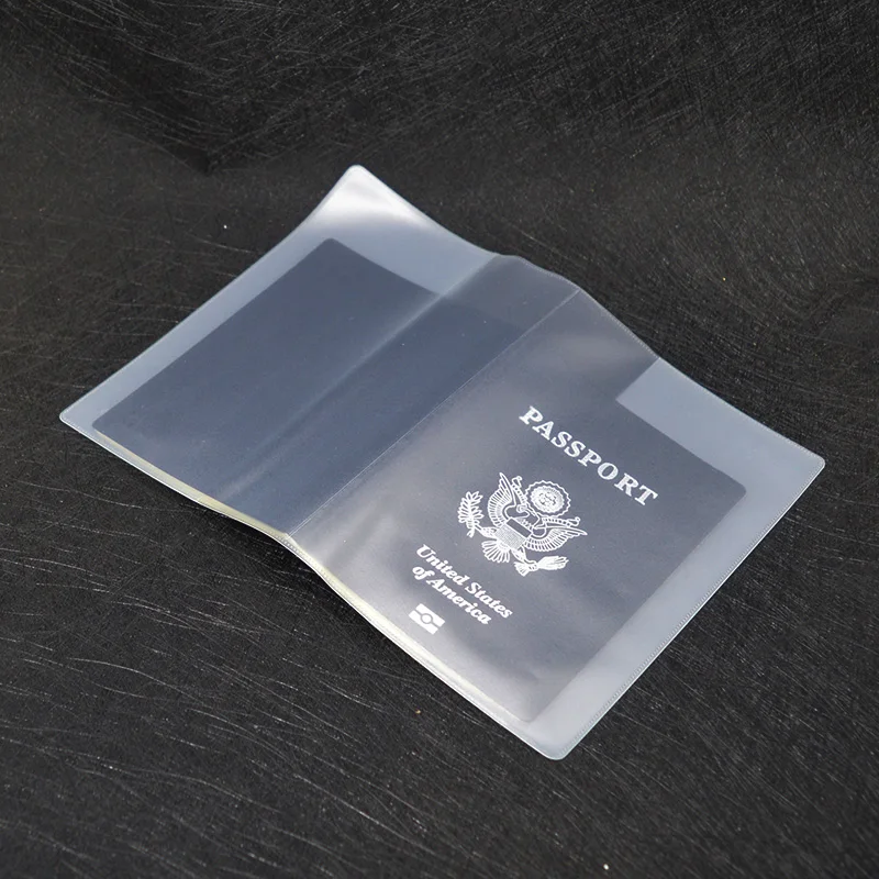ПВХ Европейский ПЭТ Обложка для паспорта прозрачные водонепроницаемые обложки для паспорта пластиковые ПЭТ паспорт протектор Размер 157 мм* 105 мм