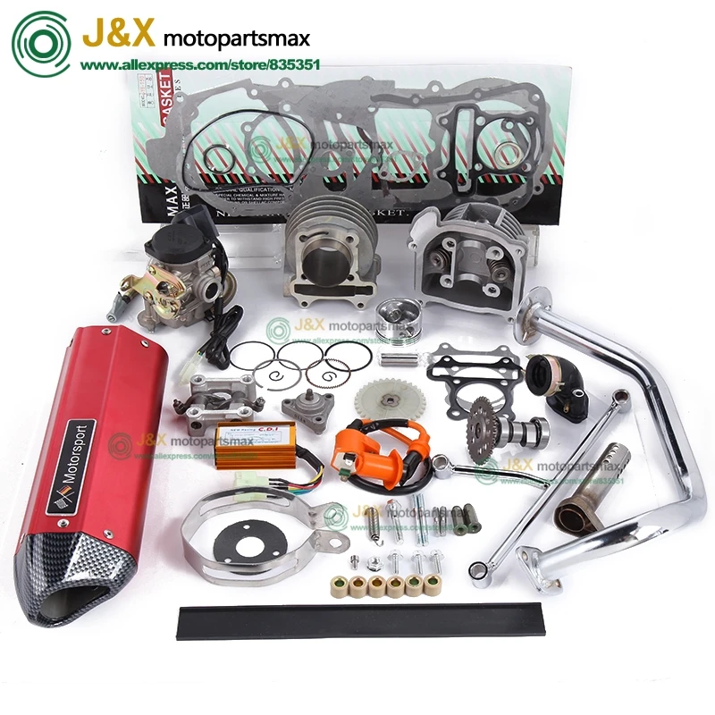 Гоночный глушитель CDI с распределительным валом add power 30% GY6 50/60/80 up 100
