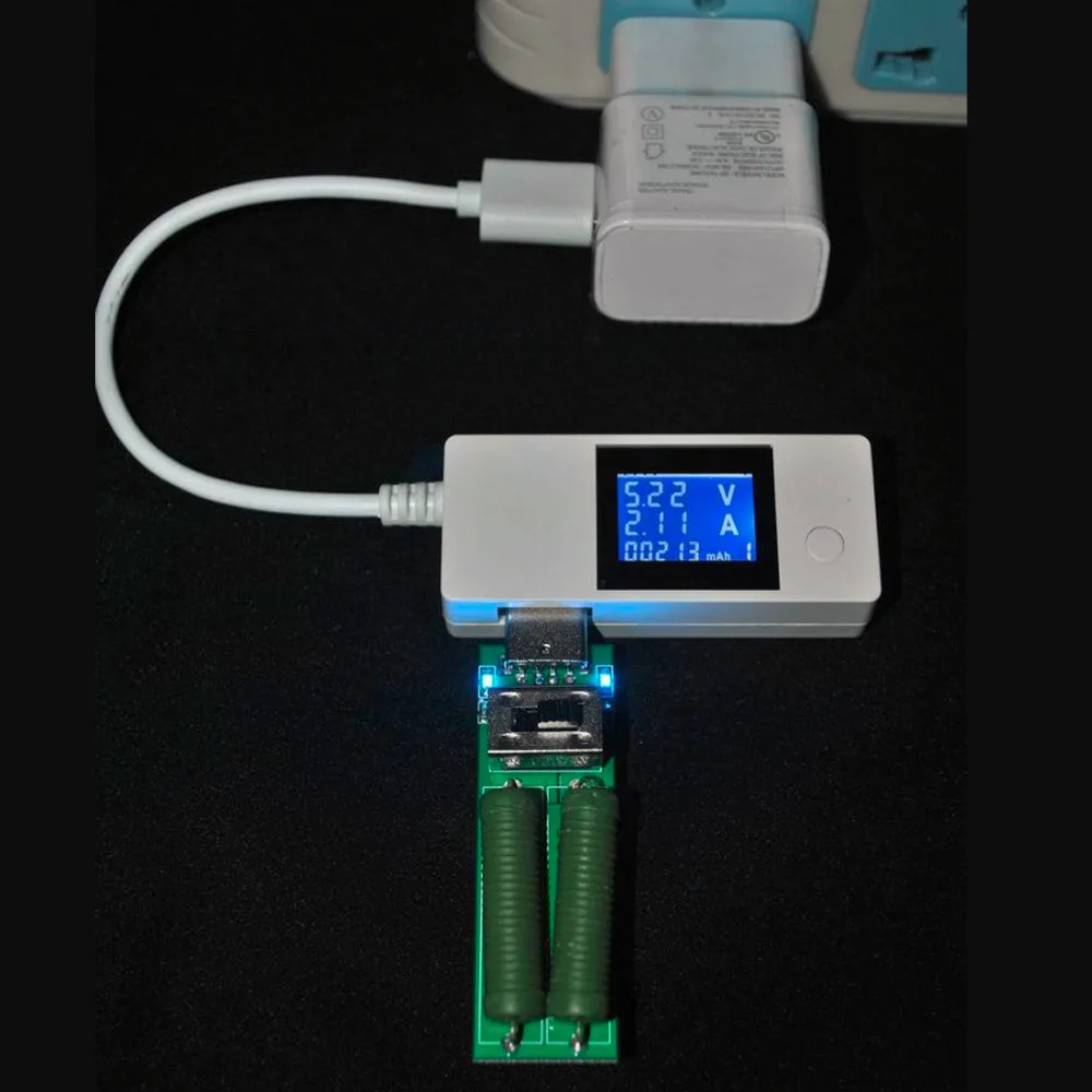 

LED Display Detector USB Current and Voltage Tester Battery Capacity Tester Detection Table Digital