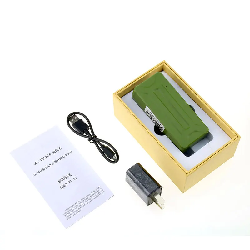 Mini Waterproof Rechargeable GSM GPS Tracker Magnet Long Battery Life Car Human Asset tracking device with tracking systems APP