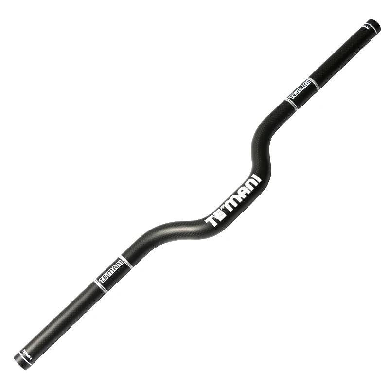 TEMANI Full Carbon Bicycle Small Bore Handlebar Riser Bar Folding