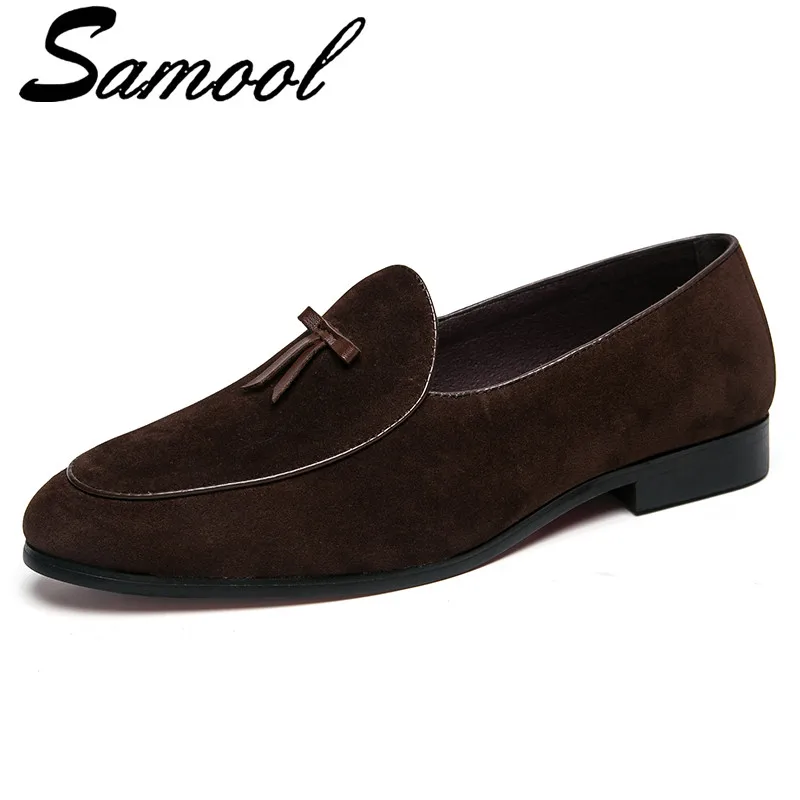 

Luxury Brand Men Loafers Nubuck Leather Customized Handmade Business Office Male Casual Shoe Moccasins Driving Dress Social Sex3