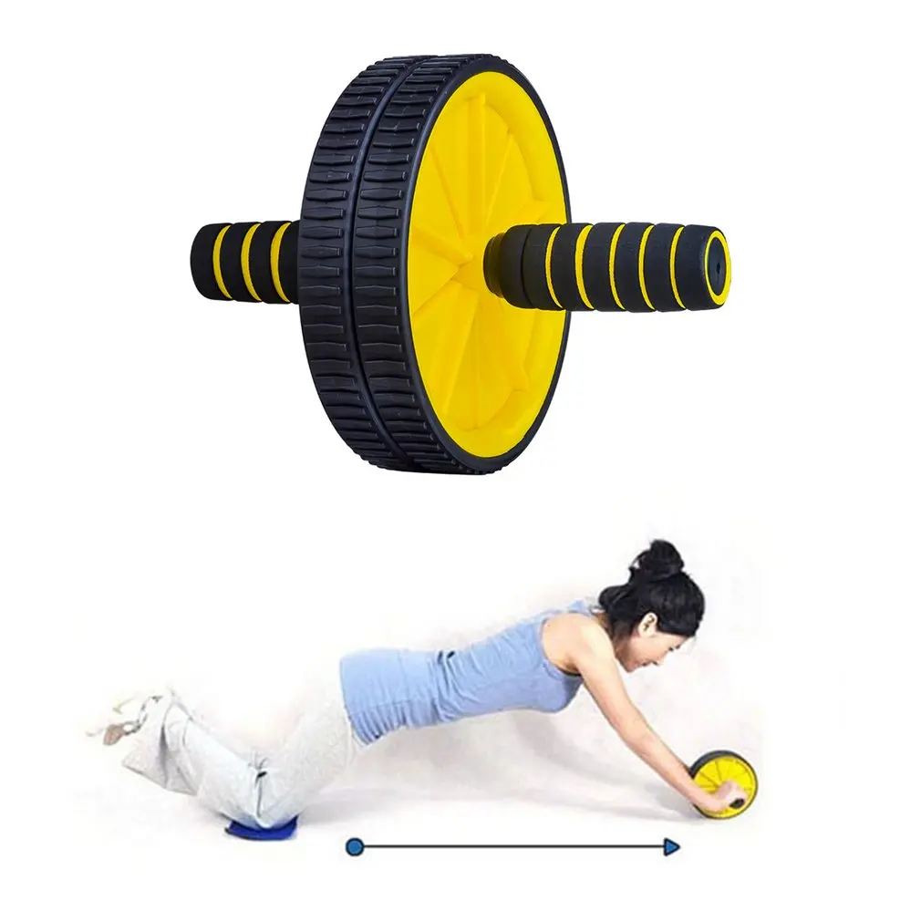 AB Abdominal Waist Workout Exercise Gym Fitness Wheel Roller Wheel for Arms Back Belly Exercise