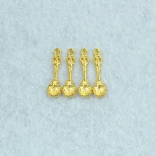 20 шт золотого цвета ложка подвески ожерелье ювелирные браслеты и кулоны изготовление ручной работы diy Поставки 33*9 мм 1532