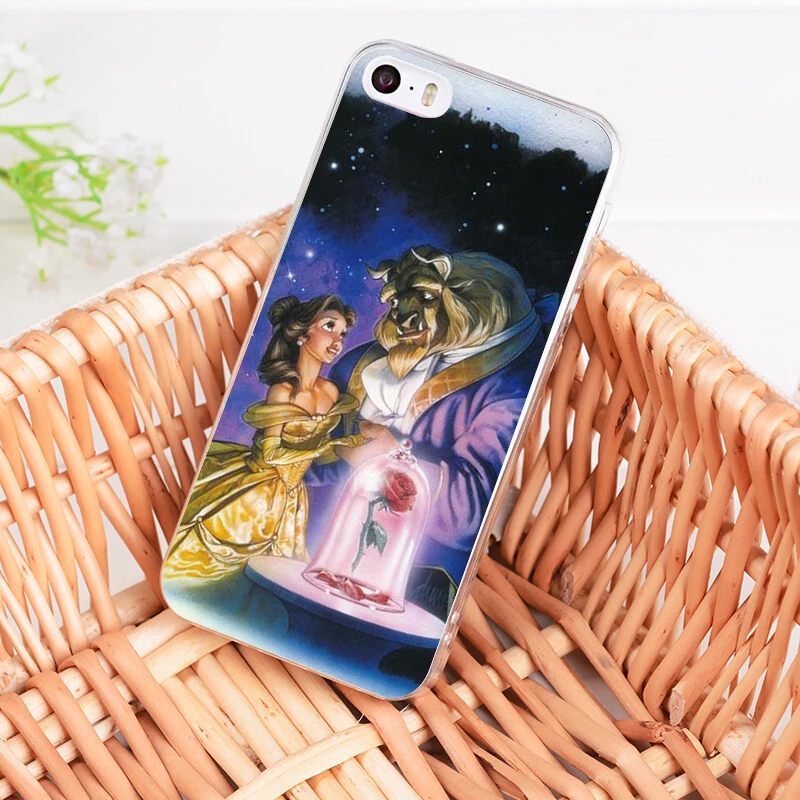 MaiYaCa для iphone 7 6 X XR XS MAX чехол beauty Beast Rose Princess Art CoquePhone чехол для iphone 8 6S Plus 5s SE - Цвет: 15