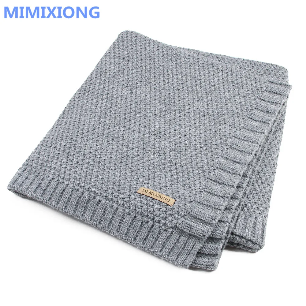 Vente Couverture de bébé Tricotés Nouveau Né Swaddle Wrap Couvertures Super Doux Enfant En Bas Âge Infantile Literie Couette Pour Lit Canapé Panier Poussette Couvertures