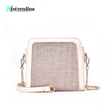 Misterolina bolsas das Mulheres cadeias de linho grande aba de couro saco do mensageiro do ombro do vintage sacos crossbody escritório Bolsas Feminina