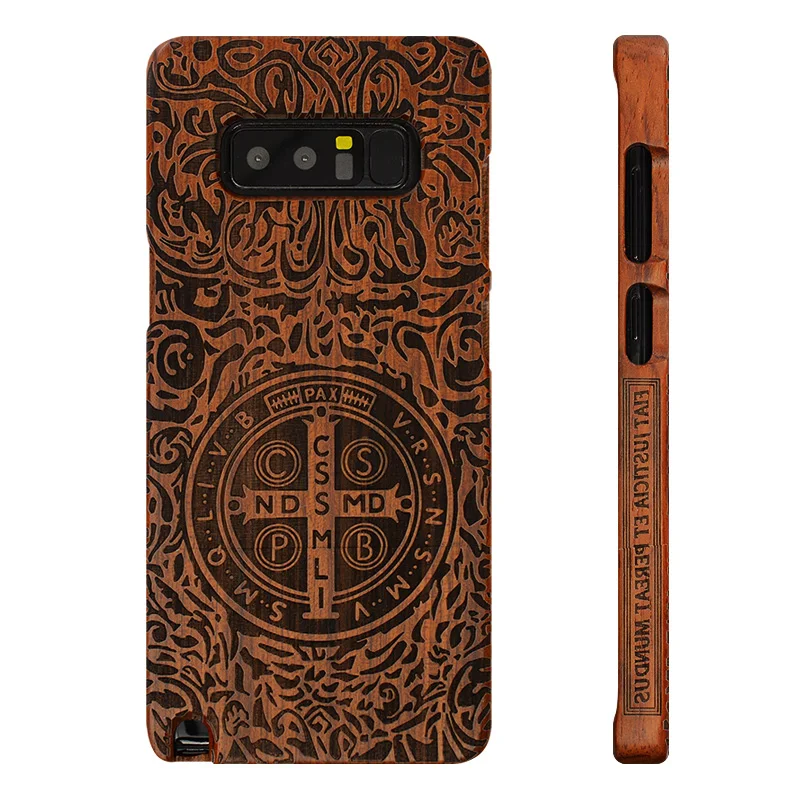 

2 in 1 Luxury 360 Full Degree Cover Phone Case For Samsung Note 8 Case For Samsung Galaxy Note 8 Customized Wood Case